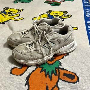 New balance 530s in cream color